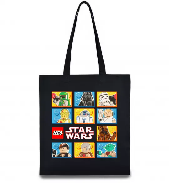 Эко-сумка Lego Star Wars Черный фото