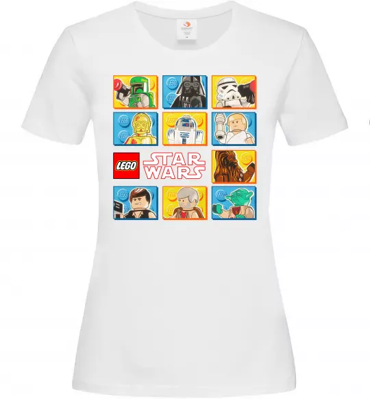 Жіноча футболка Lego Star Wars Білий фото