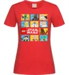 Жіноча футболка Lego Star Wars Червоний Жіноча футболка Lego Star Wars Червоний фото