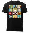 Чоловіча преміум футболка Lego Star Wars Чорний фото