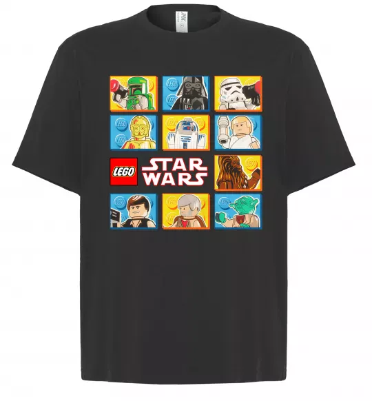 Футболка Оверсайз Lego Star Wars Черный фото