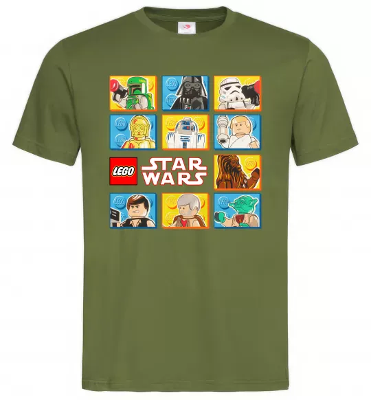 Мужская футболка Lego Star Wars Оливковый фото
