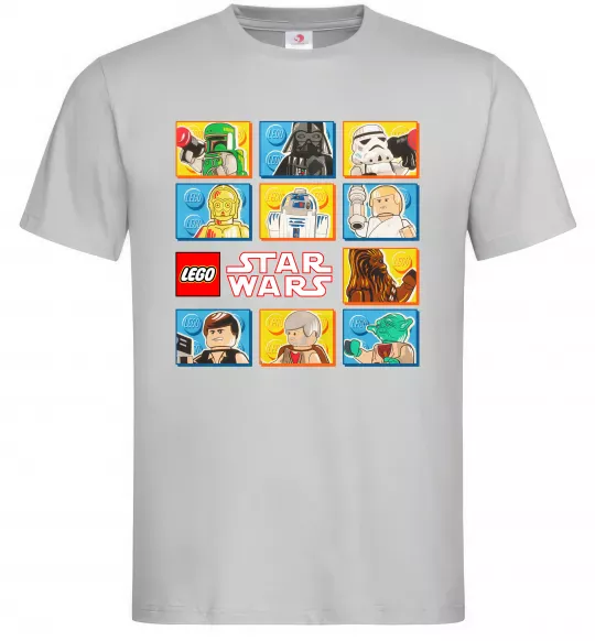 Мужская футболка Lego Star Wars Серый фото
