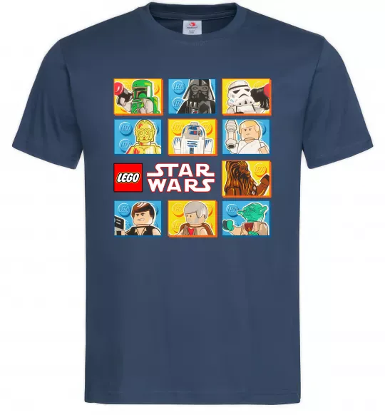 Мужская футболка Lego Star Wars Темно-синий фото