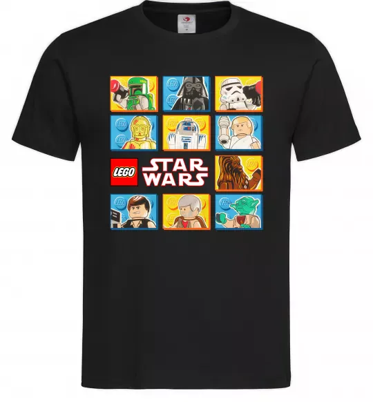 Мужская футболка Lego Star Wars Черный фото