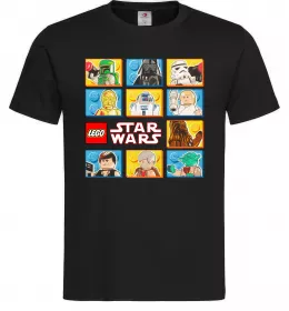 Мужская футболка Lego Star Wars Черный фото