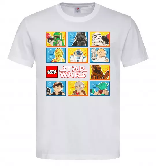 Мужская футболка Lego Star Wars Белый фото