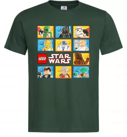 Мужская футболка Lego Star Wars Темно-зеленый фото