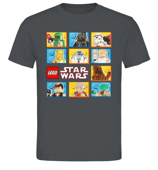 Мужская футболка Lego Star Wars Графит фото