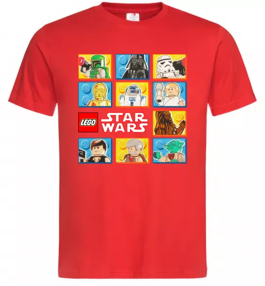 Мужская футболка Lego Star Wars Красный фото