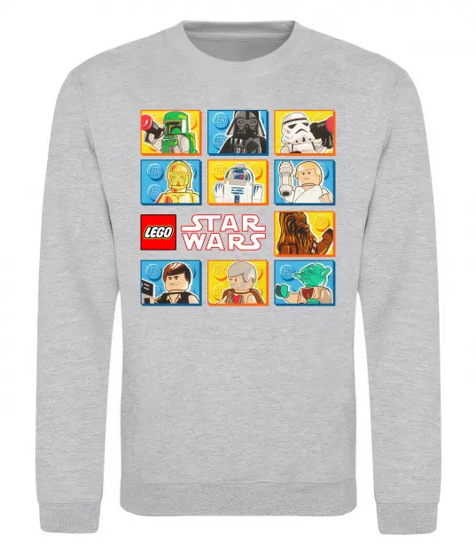 Світшот Lego Star Wars Сірий меланж фото