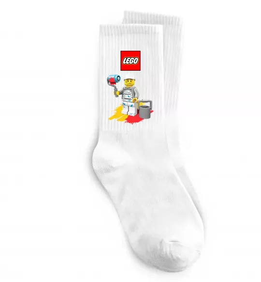Шкарпетки Lego painter Білий фото