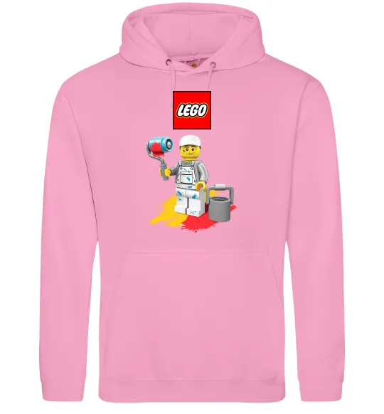 Чоловіча толстовка (худі) Lego painter Рожевий фото