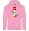 Чоловіча толстовка (худі) Lego painter Рожевий фото