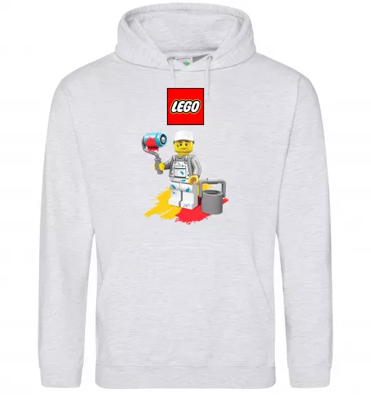 Чоловіча толстовка (худі) Lego painter Сірий меланж фото