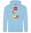 Женская толстовка (худи) Lego painter Голубой фото