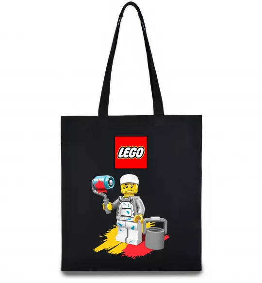 Эко-сумка Lego painter Черный фото