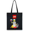 Эко-сумка Lego painter Черный фото