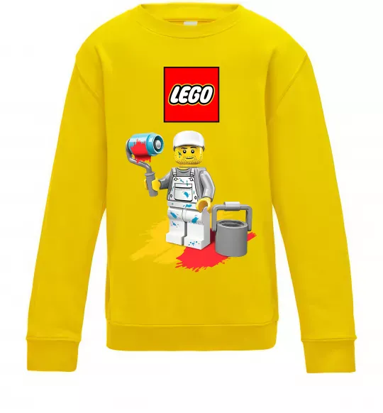 Дитячий світшот Lego painter Сонячно жовтий фото