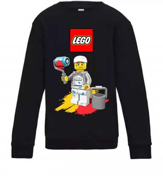 Дитячий світшот Lego painter Чорний фото