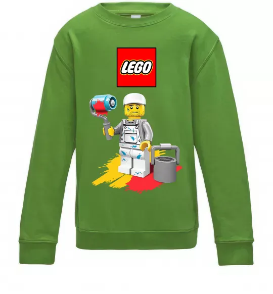 Дитячий світшот Lego painter Лаймовий фото