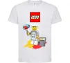 Детская футболка Lego painter Белый фото