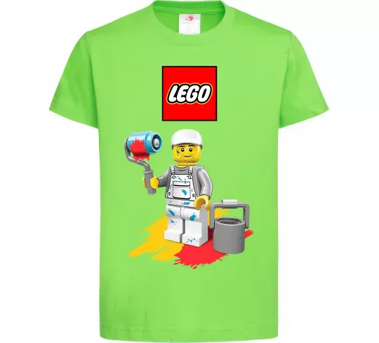 Детская футболка Lego painter Лаймовый фото