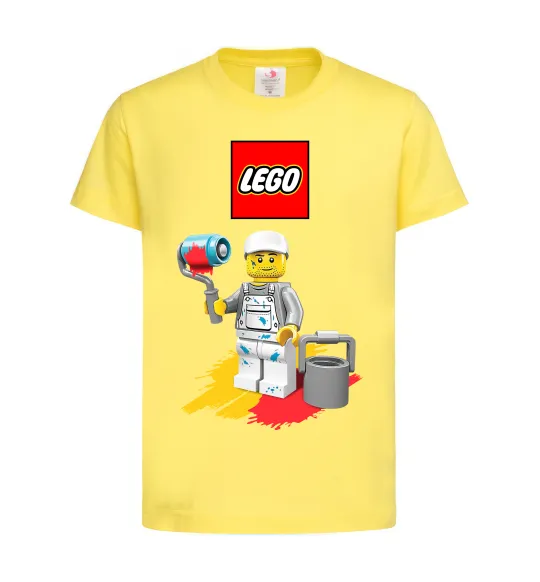 Дитяча футболка Lego painter Лимонний фото