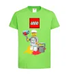 Дитяча футболка Lego painter Лаймовий фото