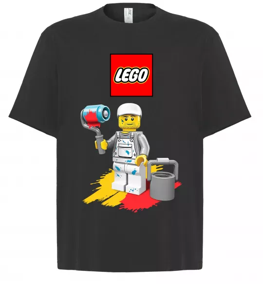 Футболка Оверсайз Lego painter Черный фото