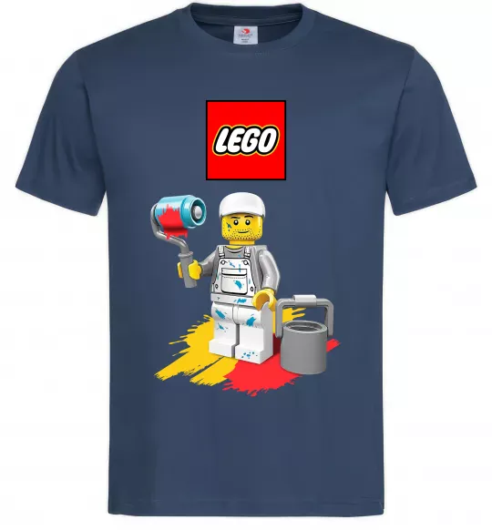 Мужская футболка Lego painter Темно-синий фото