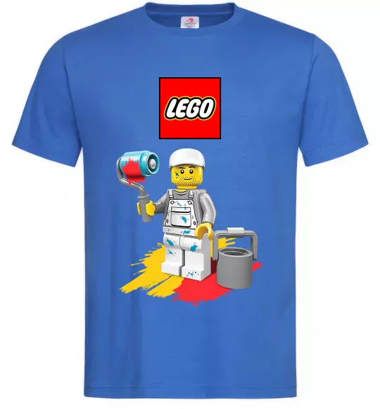 Мужская футболка Lego painter Ярко-синий фото