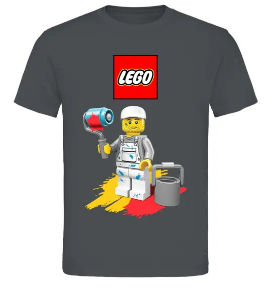 Мужская футболка Lego painter Графит фото