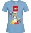 Жіноча футболка Lego painter Блакитний фото