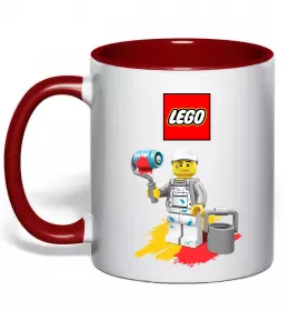 Чашка с цветной ручкой