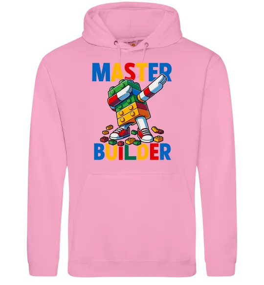 Женская толстовка (худи) Master builder Розовый фото