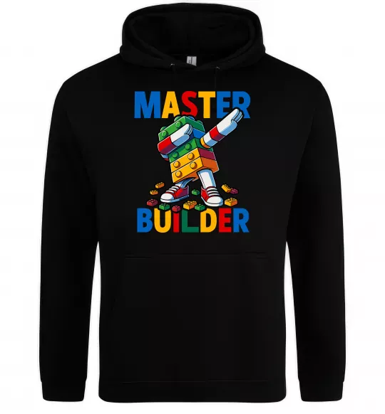Жіноча толстовка (худі) Master builder Чорний фото