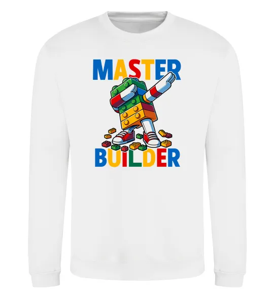 Свитшот Master builder Белый фото