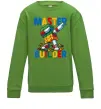 Детский Свитшот Master builder Лаймовый фото