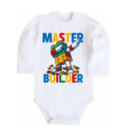Дитячий бодік Master builder Білий фото