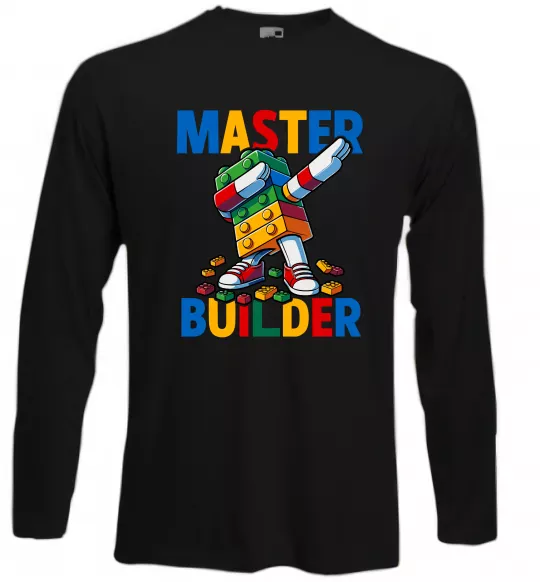 Лонгслів Master builder Чорний фото