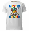 Чоловіча преміум футболка Master builder Білий фото