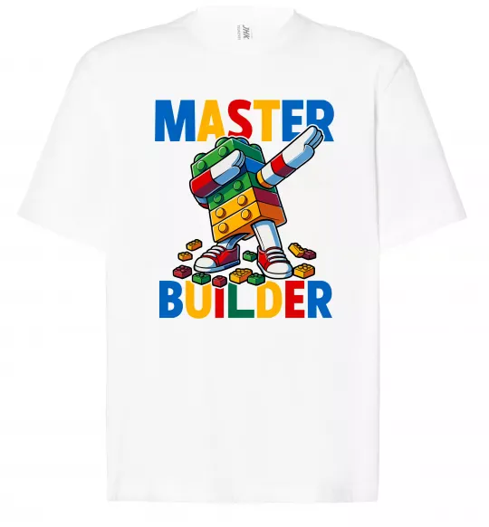 Футболка Оверсайз Master builder Белый фото
