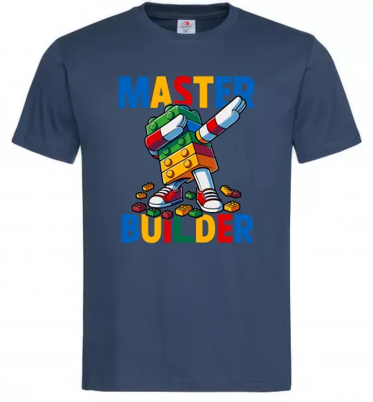 Мужская футболка Master builder Темно-синий фото