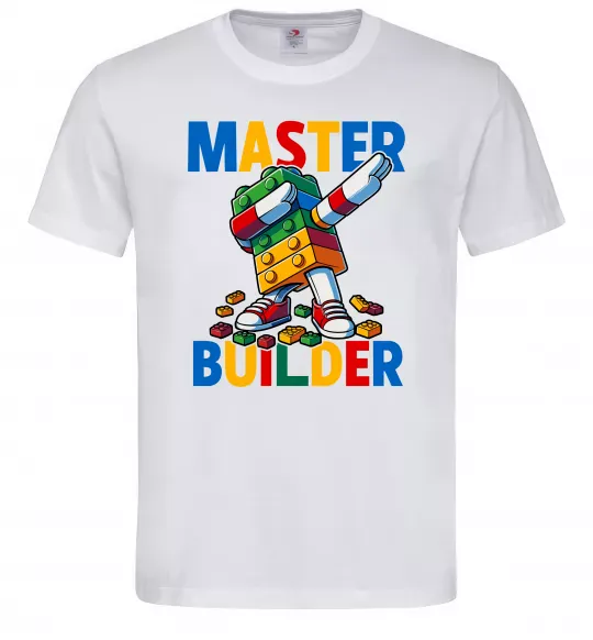 Мужская футболка Master builder Белый фото