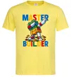 Мужская футболка Master builder Лимонный фото
