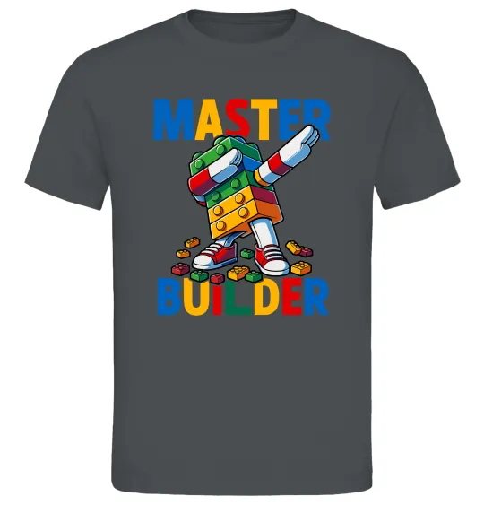 Мужская футболка Master builder Графит фото