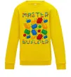 Детский Свитшот Master builder lego Солнечно желтый фото