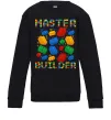 Детский Свитшот Master builder lego Черный фото