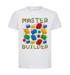 Детская футболка Master builder lego Белый фото